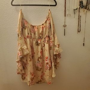 Floral Babydoll Mini Dress